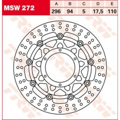 BRAKE DISC FL MSW272