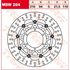 BRAKE DISC FL MSW284