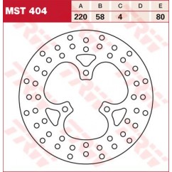 BRAKE ROTOR FIX ROUND L/R