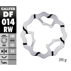 BRAKE DISC FIXED WAVE GROOVED