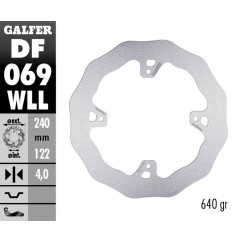 BRAKE DISC FIXED WAVE SOLID