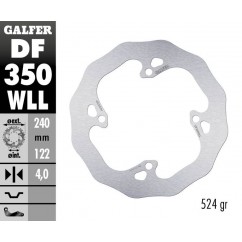 BRAKE DISC FIXED WAVE SOLID