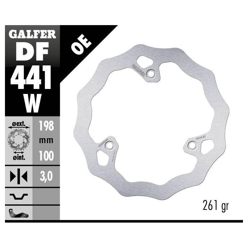 BRAKE DISC FIXED WAVE