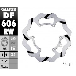 BRAKE DISC FIXED WAVE GROOVED