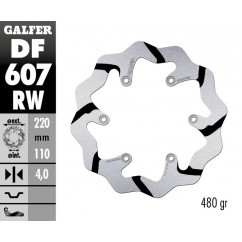 BRAKE DISC FIXED WAVE GROOVED