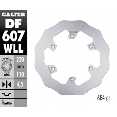 BRAKE DISC FIXED WAVE SOLID