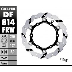 BRAKE DISC FLOAT WAVE GROOVED