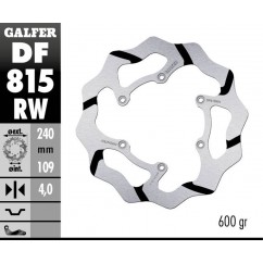 BRAKE DISC FIXED WAVE GROOVED