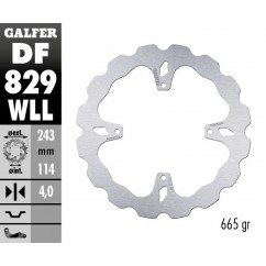 BRAKE DISC FIXED WAVE SOLID