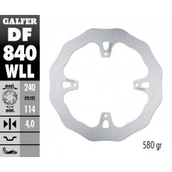 BRAKE DISC FIXED WAVE SOLID