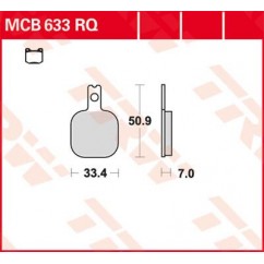 BRAKE PAD 6 EA MCB633RQ