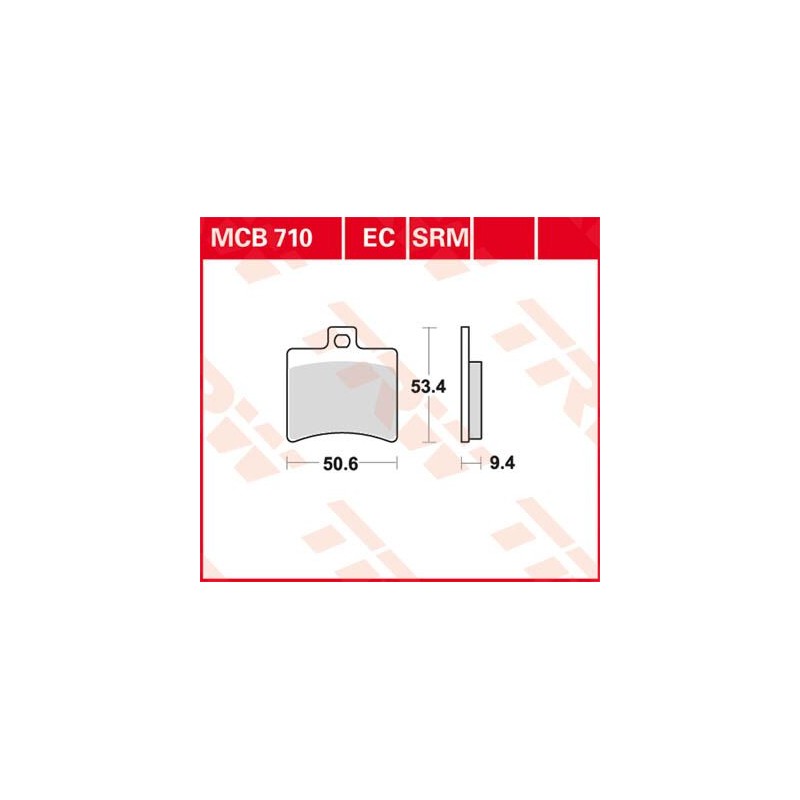 BRAKE PAD TRW MCB710