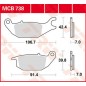 BRAKE PAD TRW MCB738