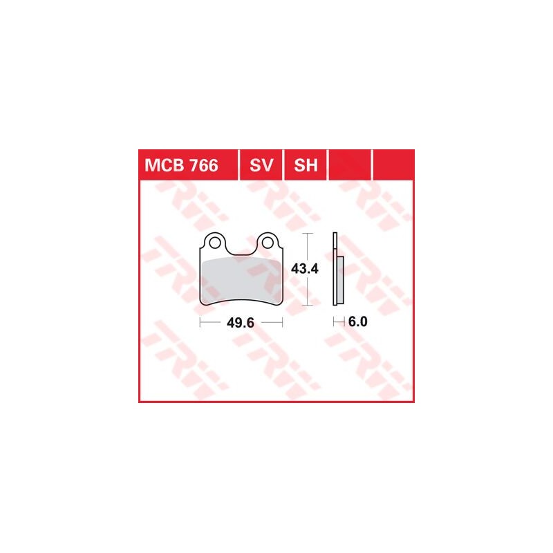 BRAKE PAD TRW MCB766