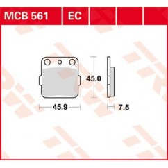 BRAKE PAD TRW MCB561