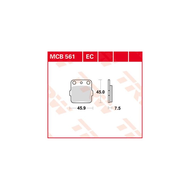 BRAKE PAD TRW MCB561