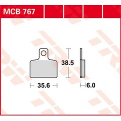 BRAKE PAD TRW MCB767