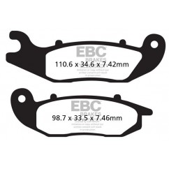 BRAKE PAD CARBON TT DIRT