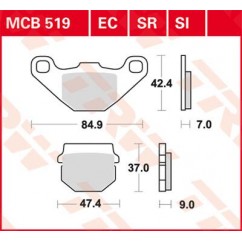 BRAKE PAD ORGANIC OFFROAD