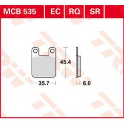 BRAKE PAD ORGANIC OFFROAD