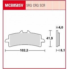 BRAKE PAD CARBON RACE