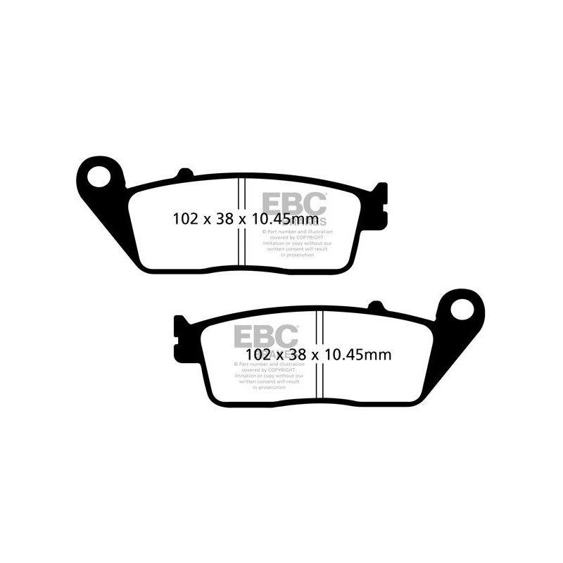 BRAKE PAD SFA ORG SCOOTER