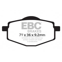 BRAKE PAD CARBON SCOOTER