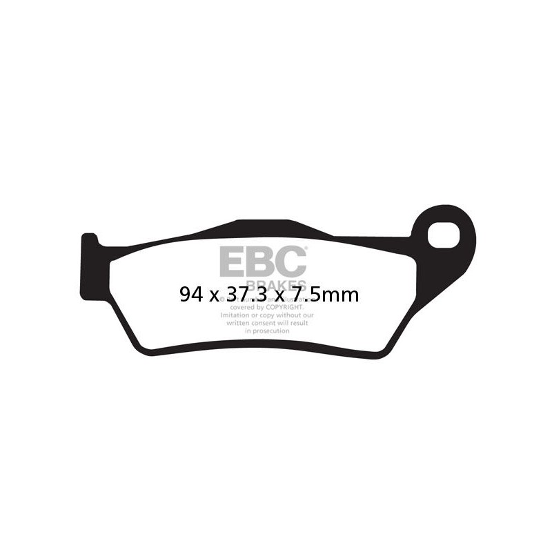 BRAKE PAD CARBON SCOOTER