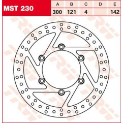 Disque de frein rond fixe supérieur à 300 mm