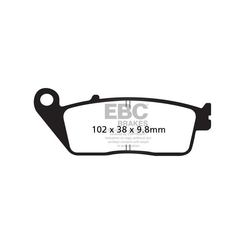 BRAKE PAD CARBON SCOOTER