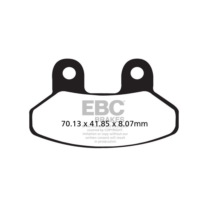 BRAKE PAD CARBON SCOOTER