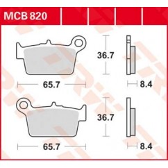 BRAKE PAD ORGANIC STREET