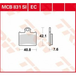 BRAKE PAD ORGANIC OFFROAD