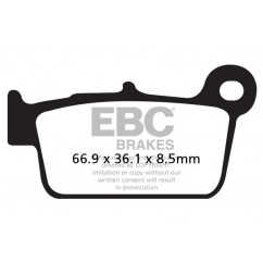 BRAKE PAD CARBON TT DIRT