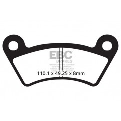 BRAKE PAD CARBON TT DIRT