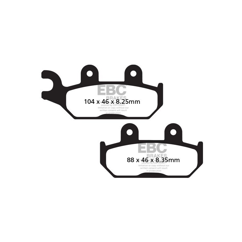 BRAKE PAD CARBON TT DIRT