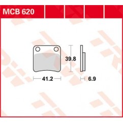 BRAKE PAD ORGANIC STREET