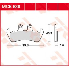 BRAKE PAD ORGANIC STREET