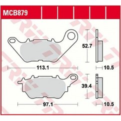 BRAKE PAD ORGANIC