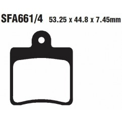 BRAKE PAD SFA ORG SCOOTER