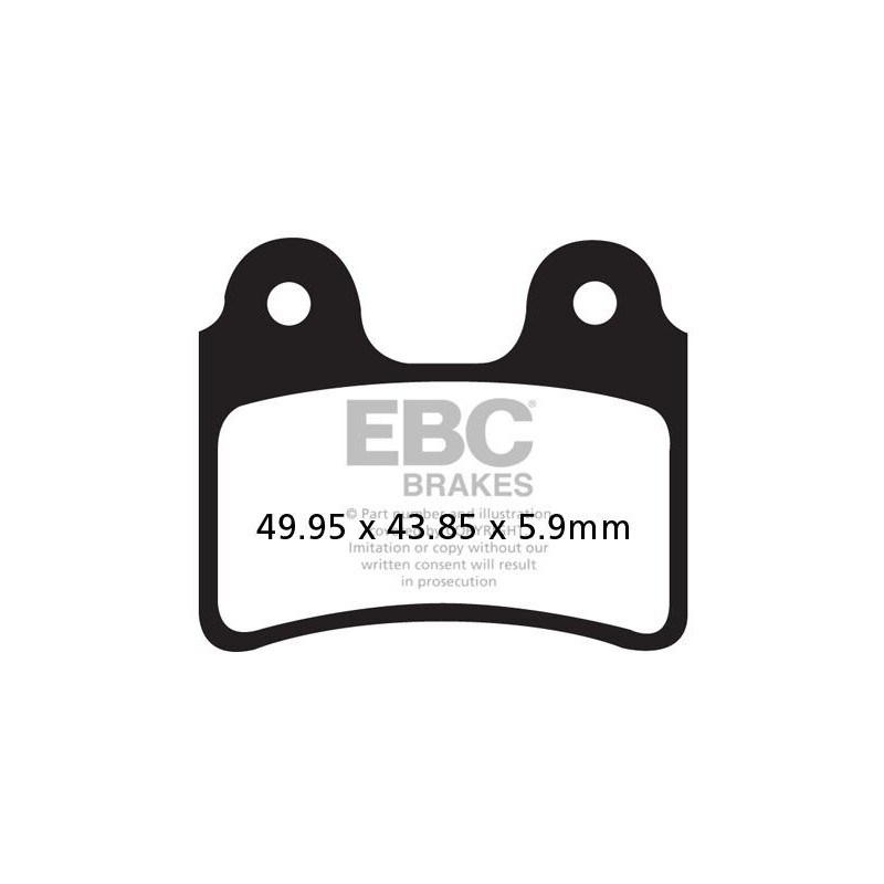 BRAKE PAD CARBON TT DIRT