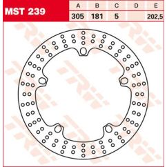 Disque de frein rond fixe supérieur à 300 mm