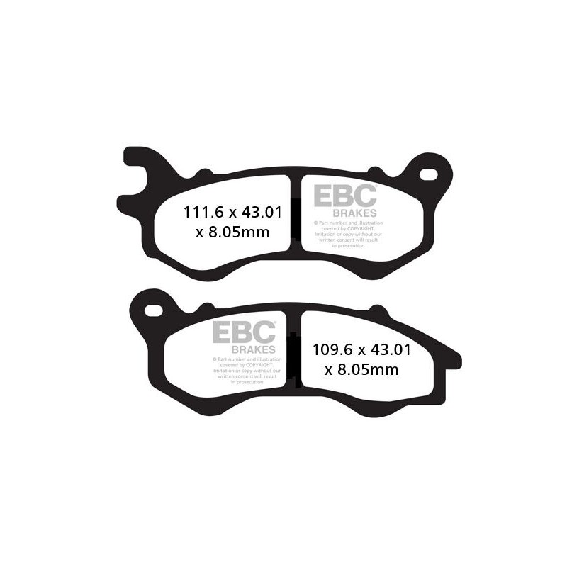 BRAKE PAD CARBON SCOOTER