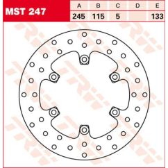 Disque de frein rond fixe 220-250 mm