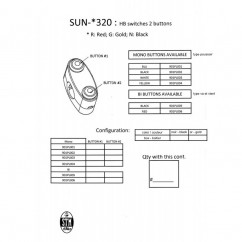 Comodo Racing STM - GAUCHE - 2 Boutons - Configuration au choix 