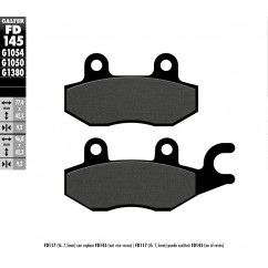 BRAKE PAD SEMI METAL SCOOTER