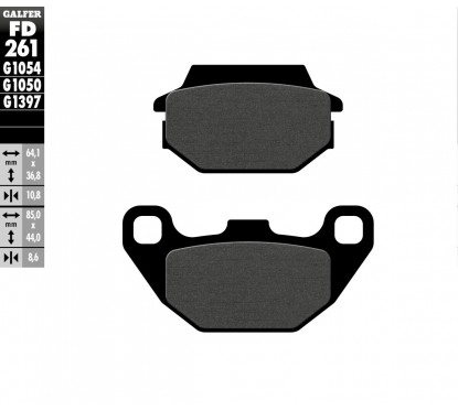 BRAKE PAD SEMI METAL