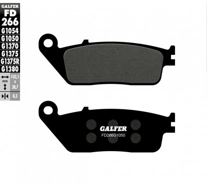 BRAKE PAD SEMI METAL SCOOTER