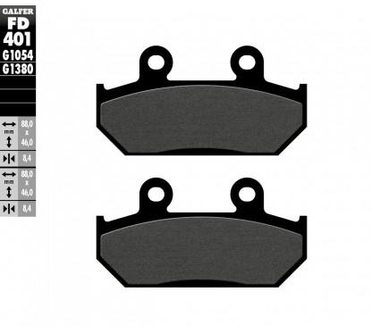 BRAKE PAD SEMI METAL