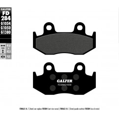 BRAKE PAD SEMI METAL SCOOTER